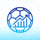 世界杯球队分析网官方Logo - 一个足球与数据分析图标的结合